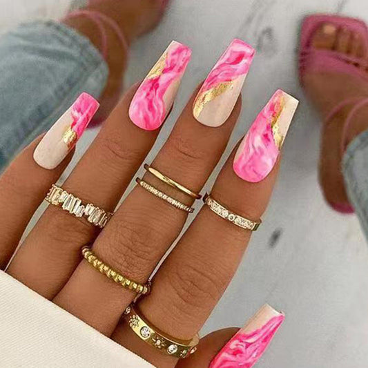 Ombre Pink & Gold