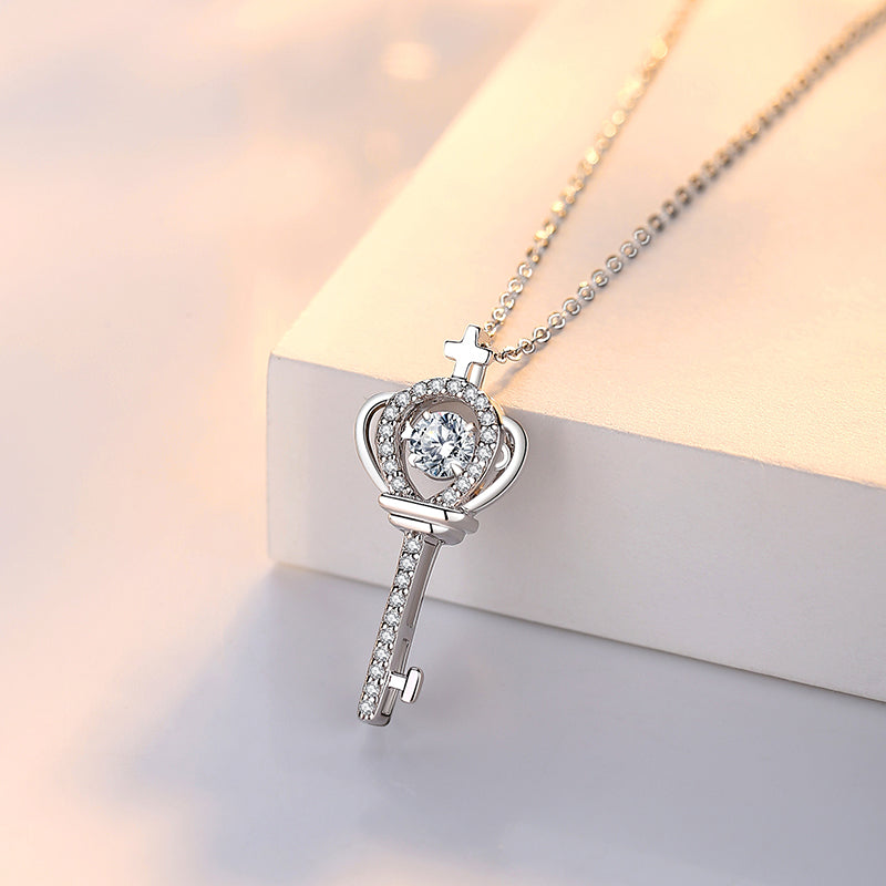 Key Necklace 925 Sterling Silver