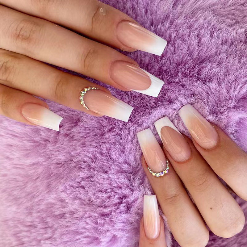 M30Ombre White French Tip