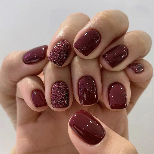 Glitter Dark Red