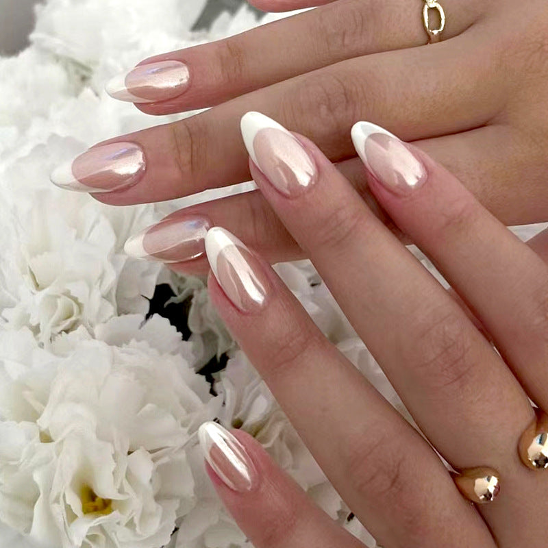 Chrome White French Tip