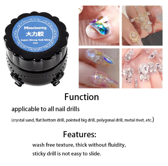 10ml Nail Gel Glue for Rhinestone