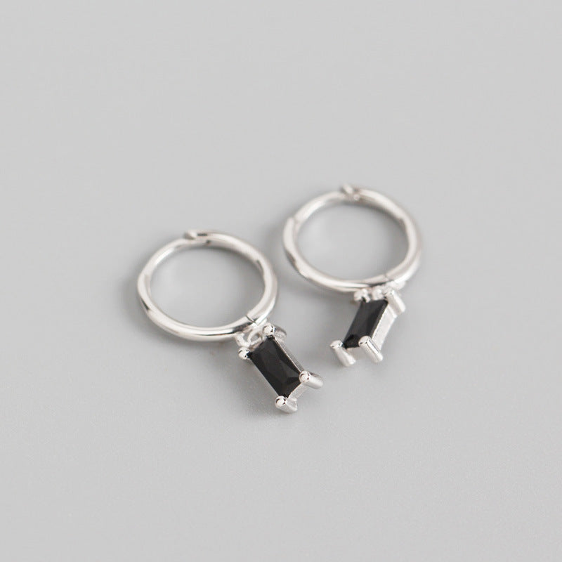 Rectangle Pendant Earrings