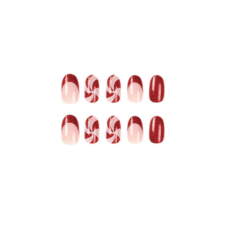 Red French Tip