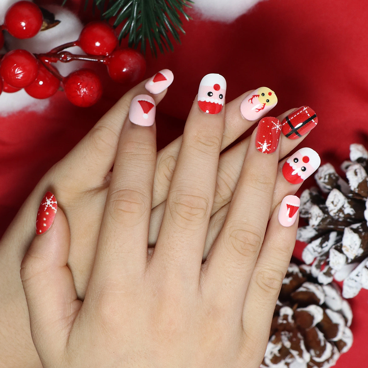 K013Christmas Kids Nail