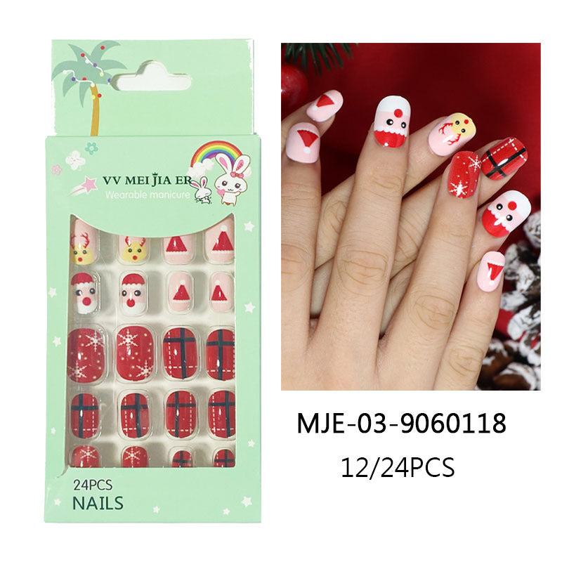 K013Christmas Kids Nail