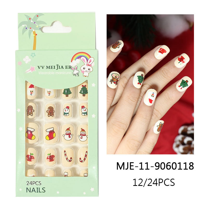 K015Christmas Kids Nail