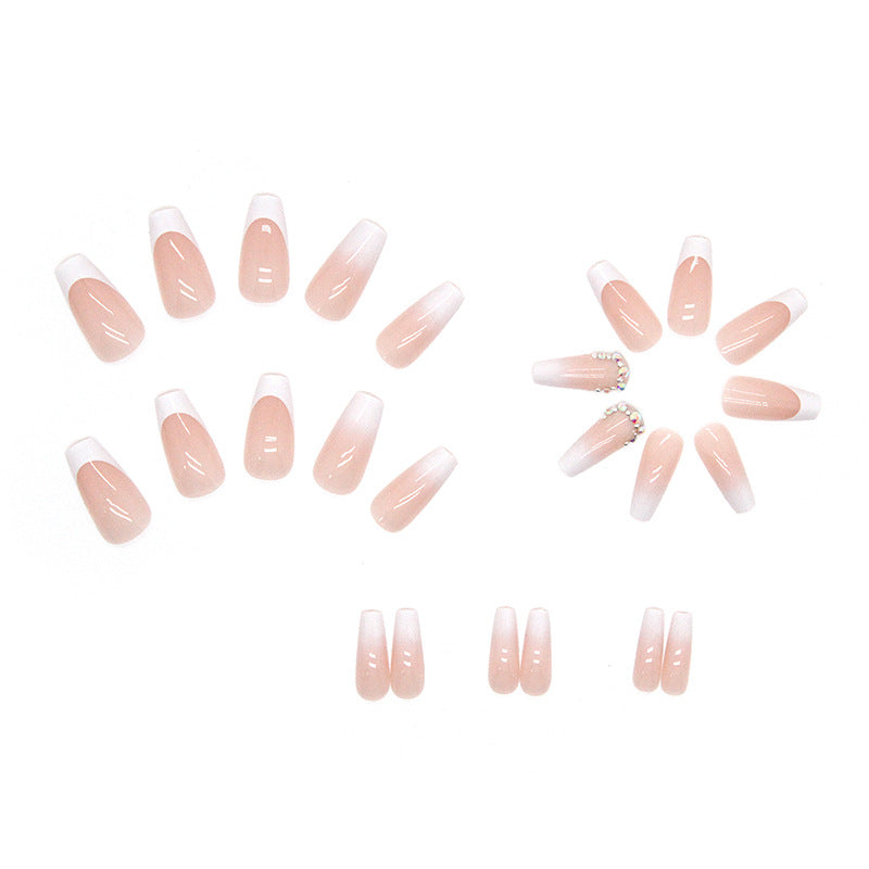 Ombre White French Tip