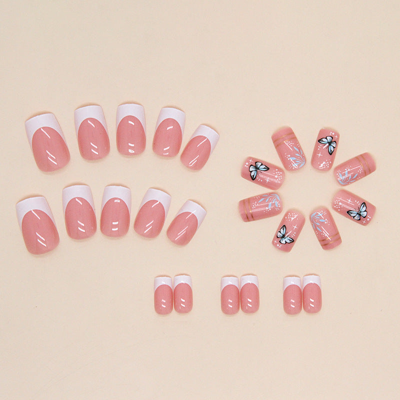 Purple Butterfly Medium Square