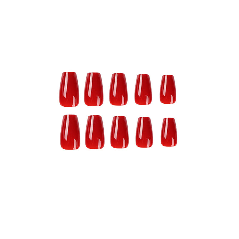 M69 Glossy red coffin nail