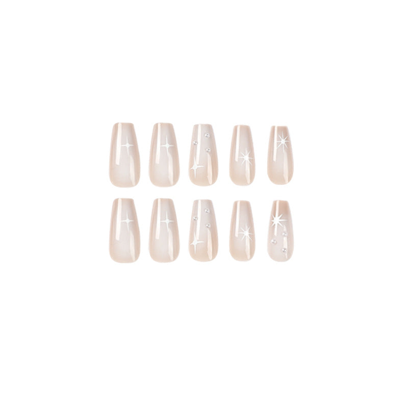 Starmount pearl ballerina nail