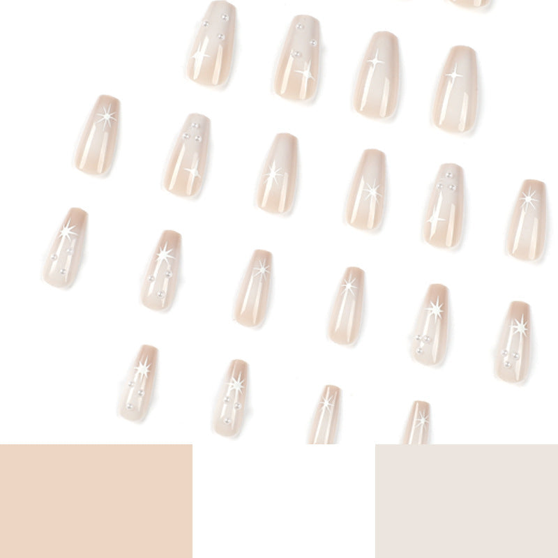 Starmount pearl ballerina nail
