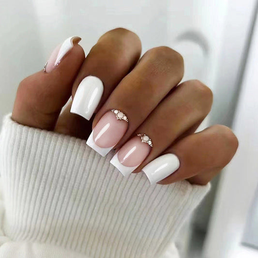 Milky White French Tip