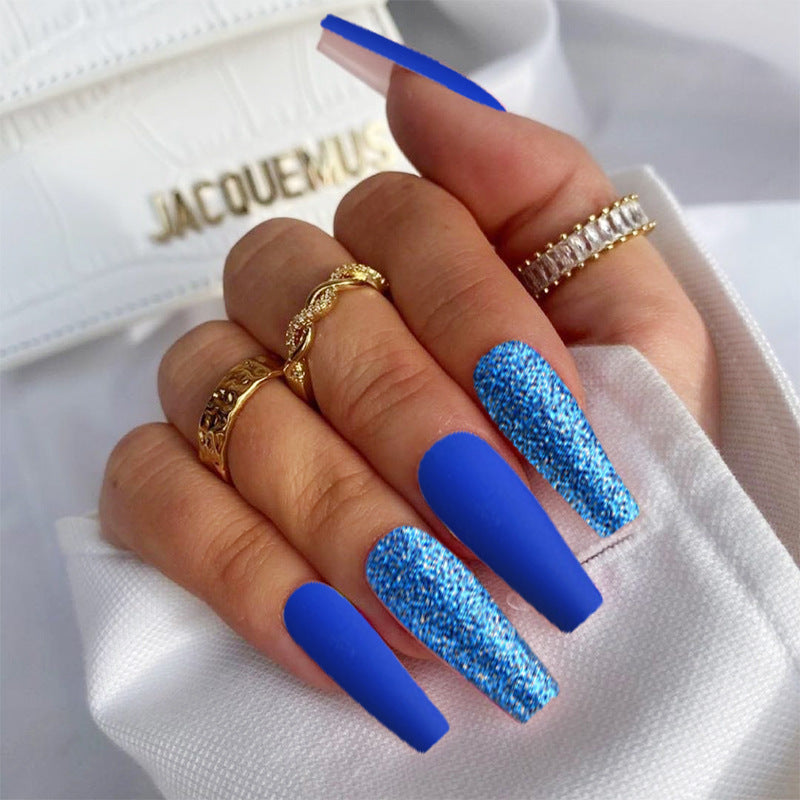 Glitter and matter color ballerina