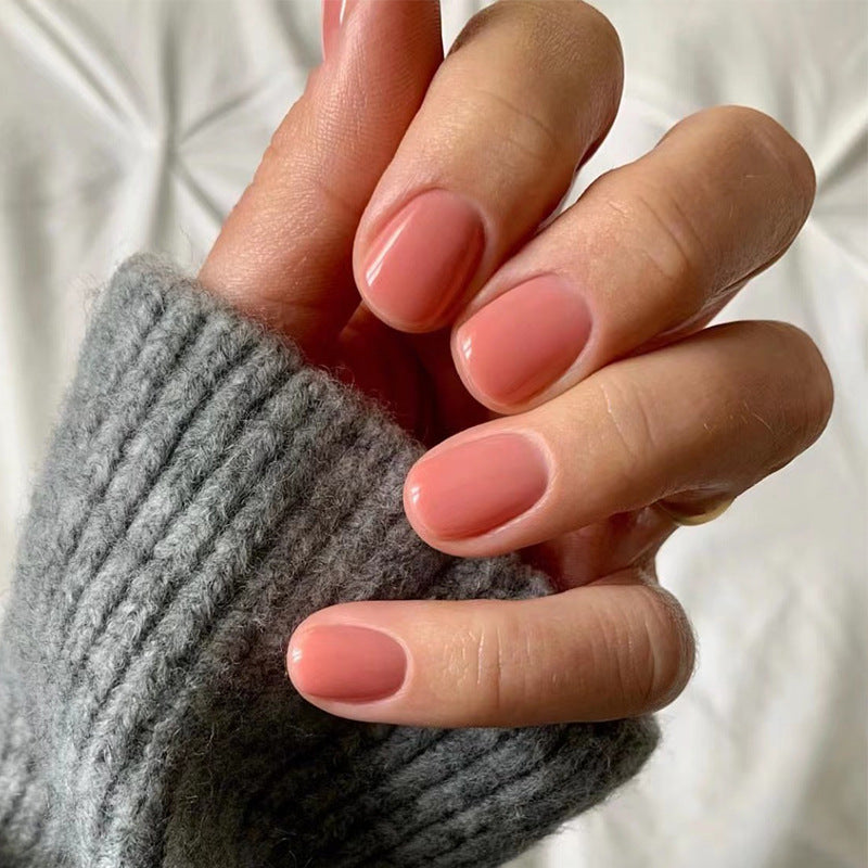 S15 Nude short square nail